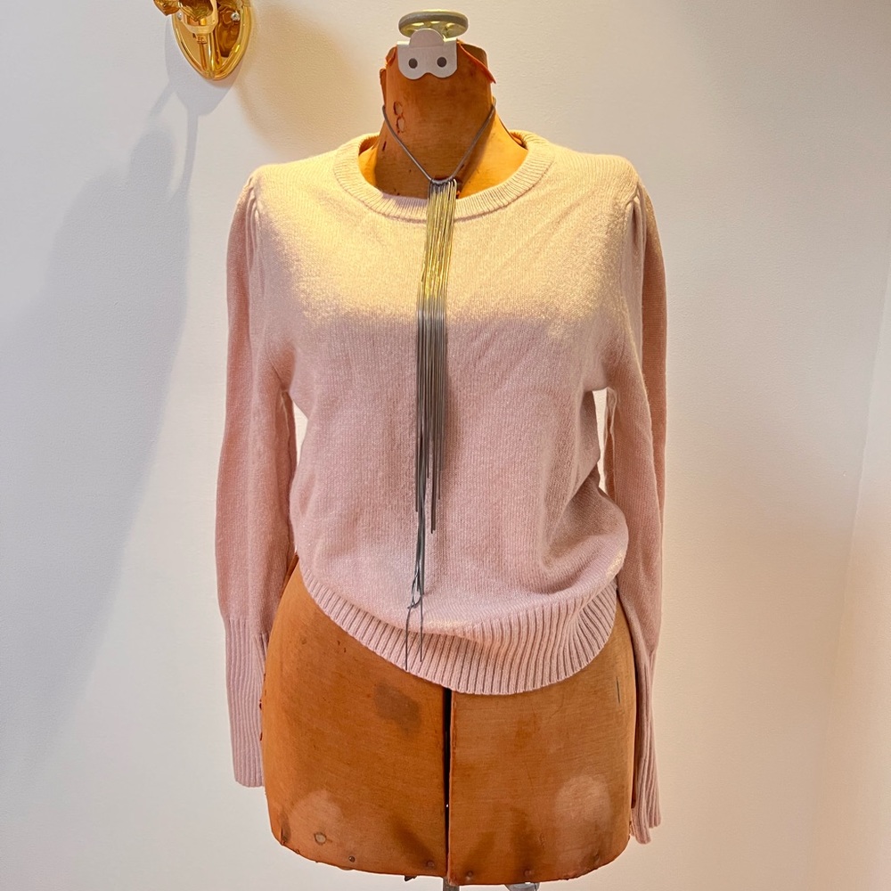 Intermix Greta Lurex Sweater LS Sz L with Tags